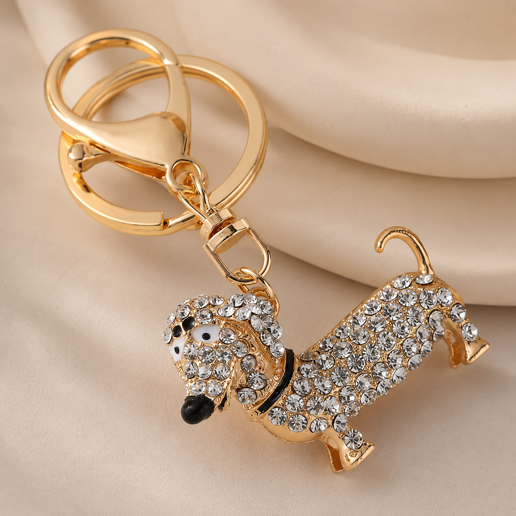 Llavero Teckel para llaves - Colgante Elegante para Bolso