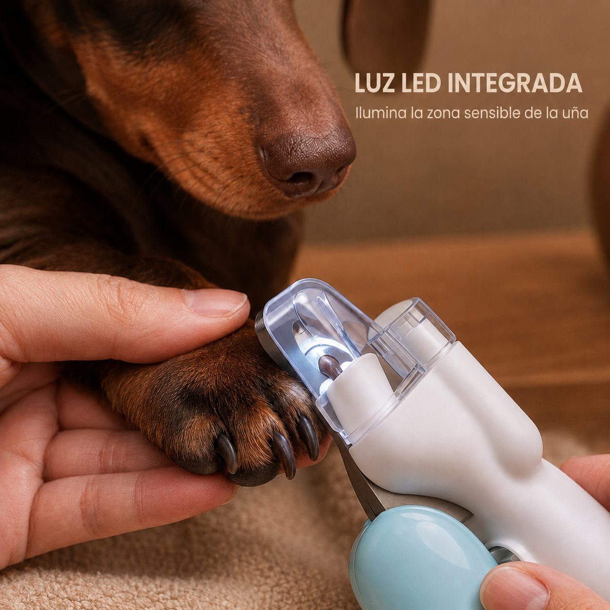 Professional Dog Nail Clippers with LED Light