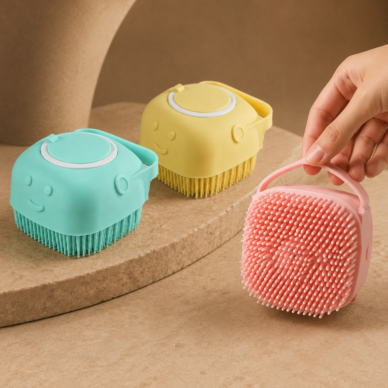 Dog Bath and Massage Glove — Soft Silicone